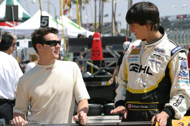 Al Unser III and Graham Rahal, Long Beach Grand Prix, 2006
