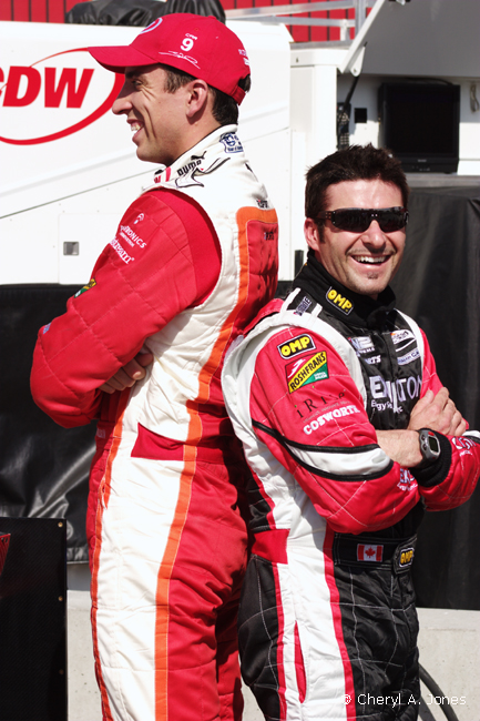 Justin Wilson and Alex Tagliani, Las Vegas Grand Prix, 2007