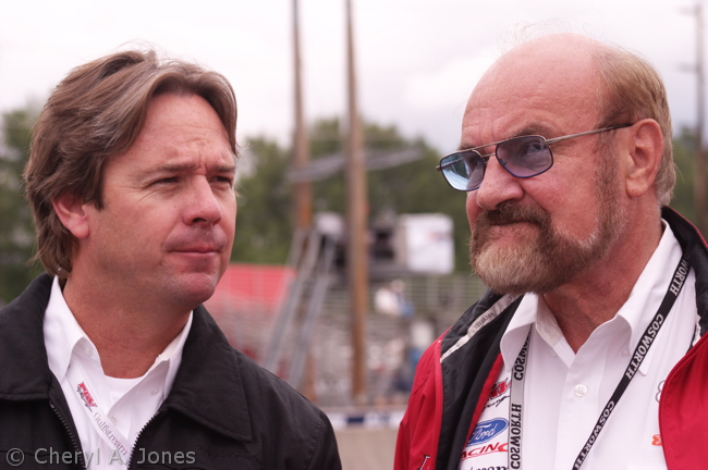 Jimmy Vasser and Kevin Kalkhoven, Portland Grand Prix, 2006